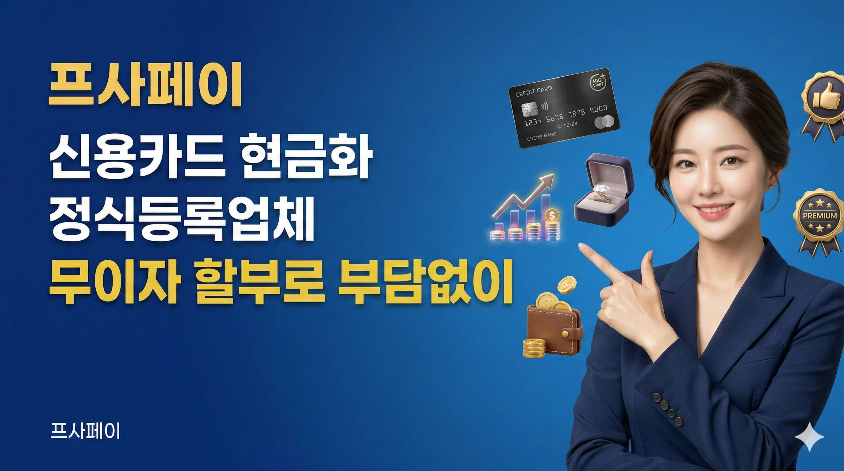 신용카드 현금화 메인 허브 대표 이미지